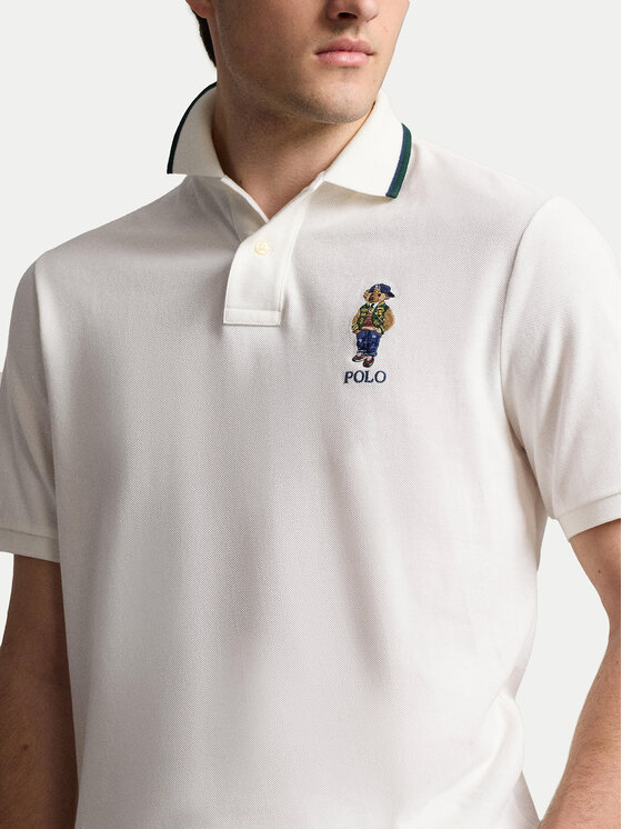 Polo Ralph Lauren Polo Ralph Lauren Polo 710867574004 Biały Classic Fit