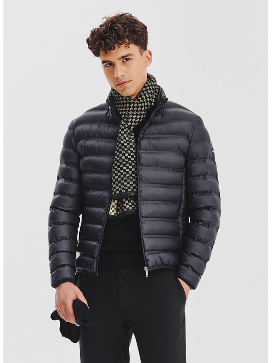 Pako Lorente Pako Lorente Kurtka przejściowa P25WF-5X-001 Czarny Classic Fit