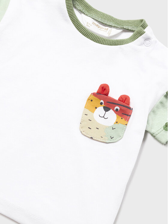 Mayoral Mayoral Σετ 2 t-shirts και παντελόνι 1629 Έγχρωμο Regular Fit