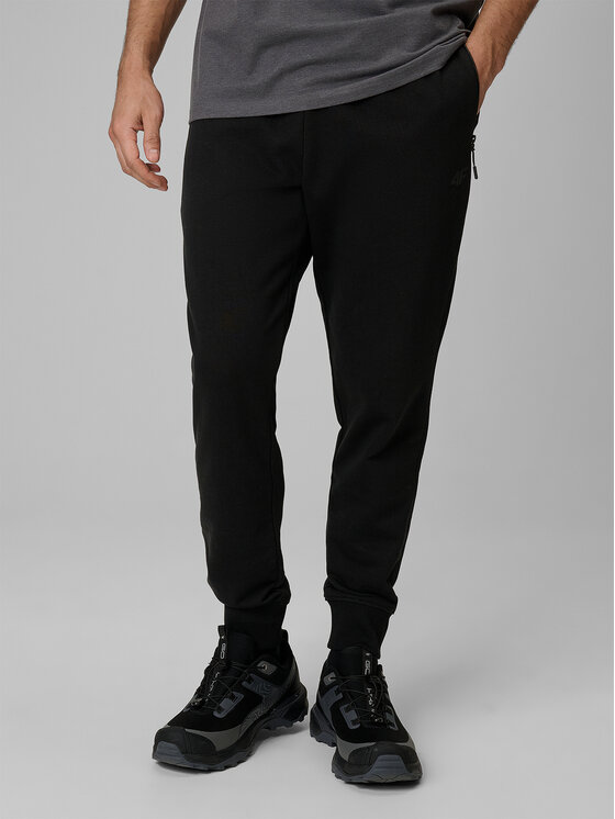 4F 4F Spodnie dresowe NOS Czarny Regular Fit