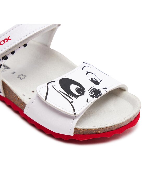 Geox Geox Sandały B Sandal Chalki Girl B452RB 0003W C0404 S Biały