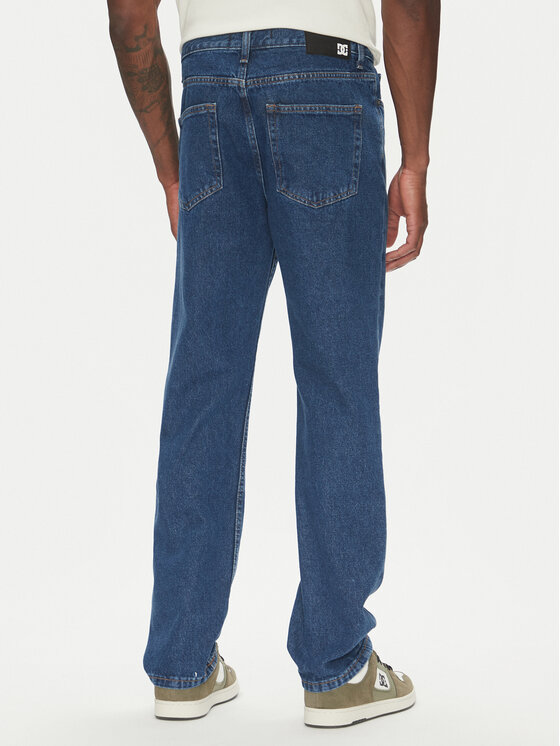 DC DC Džínsy Worker Straight ADYDP03072 Modrá Regular Fit