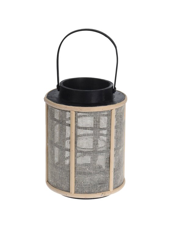 MIAhome MIAhome Lampion z metalowym korpusem Santi Szary