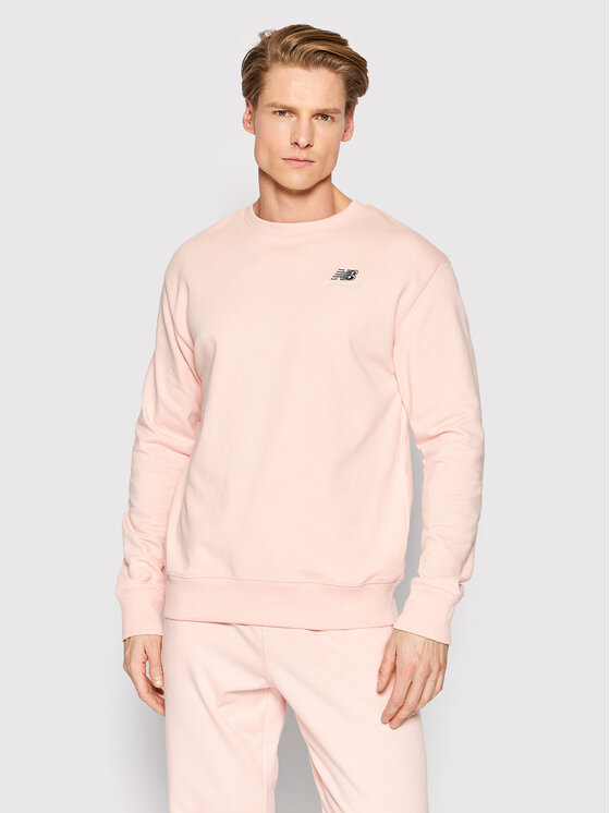 New Balance New Balance Pulóver Unisex UT21501 Rózsaszín Relaxed Fit