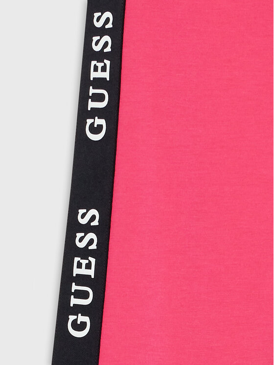 Guess Guess Legginsy J2YB09 KABR0 Różowy Slim Fit
