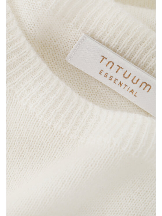TATUUM TATUUM Sweter ROSSA Kremowy Classic Fit