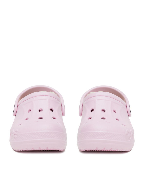 Crocs Crocs Şlapi C-BAYA LINED CLOG T 207501-79R Roz