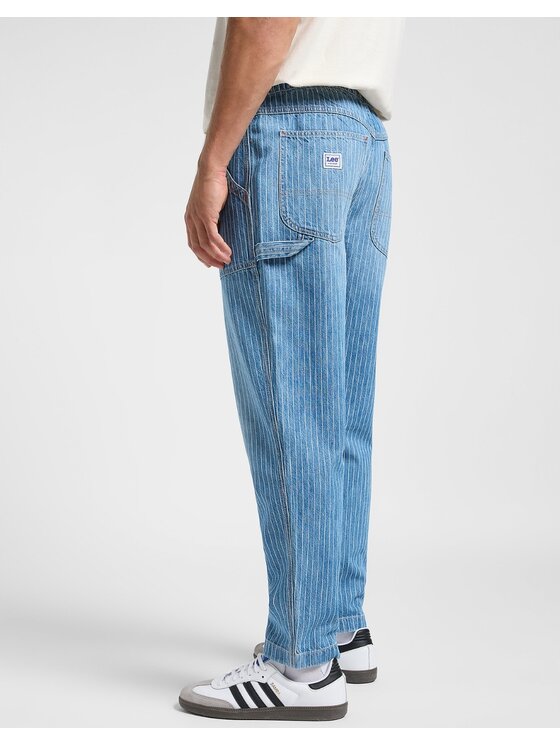 Lee Lee Jeansy DRAWSTRING CARPENTER Niebieski Loose Fit