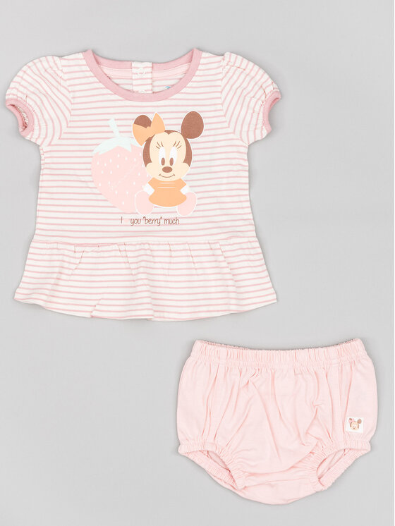 Zippy Set Majica I Hlače Myszka Minnie ZNGAP0602 23008 Ružičasta Regular Fit