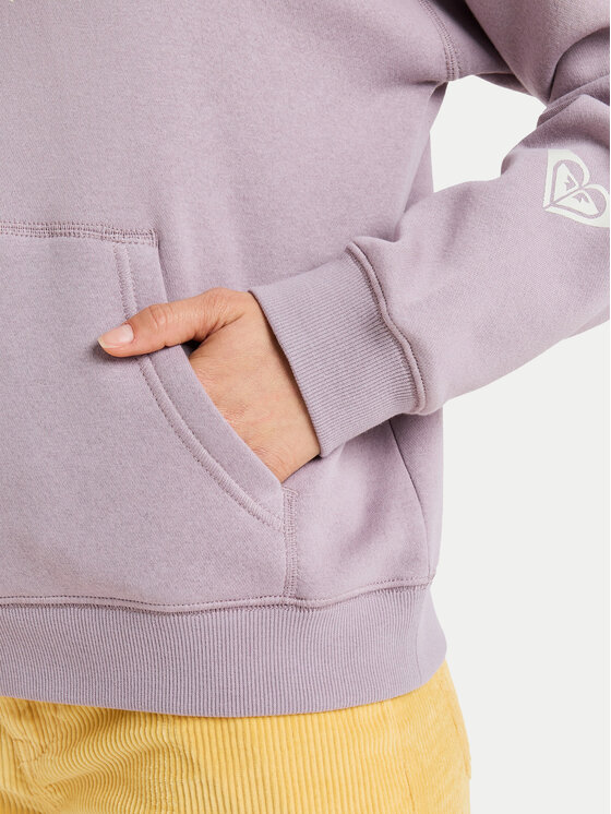 Roxy Roxy Bluza Perfect Place Brushed ERJFT05032 Fioletowy Regular Fit