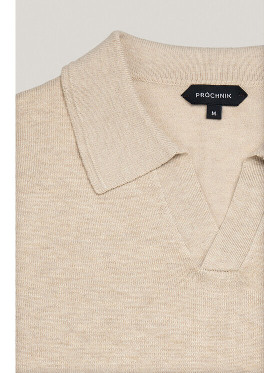 Próchnik Próchnik Polo PM6 PO073125000048 Beżowy Regular Fit