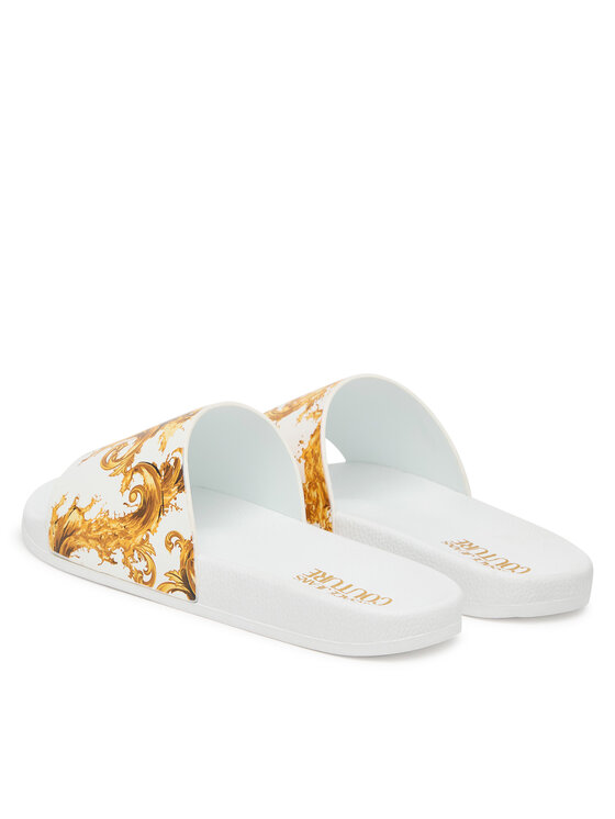 Versace Jeans Couture Versace Jeans Couture Pantoletten 80YA3SQ4 ZS365 G03 Weiß