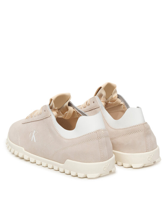 Calvin Klein Calvin Klein Sneakersy Low Profile Run MG Sue HW0HW03150 Beżowy