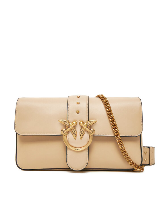PINKO PINKO Kabelka Love One Classic Fl 104524 A0QO C50Q Béžová