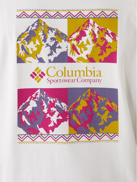 Columbia Columbia T-krekls CSC™ Heavyweight Iconic 2155061 Balts Relaxed Fit