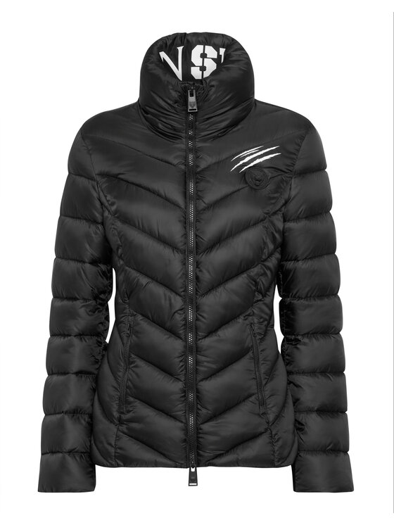 Plein Sport Plein Sport Kurtka puchowa 23979 Czarny Regular Fit