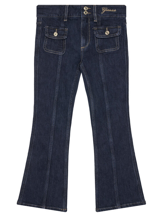 Guess Guess Farmer J5BA16 D5FM0 Sötétkék Flare Fit