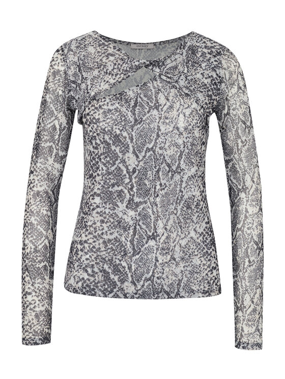 Orsay Orsay Bluzka 1000303660000__L Czarny Regular Fit