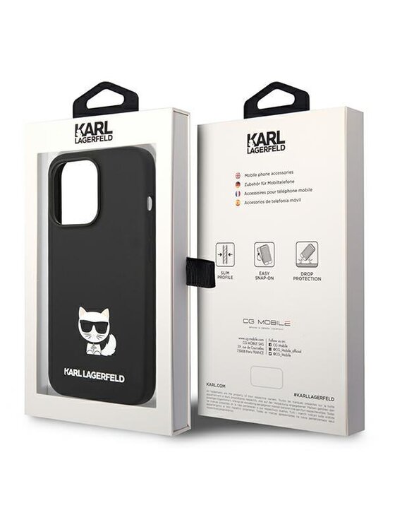 KARL LAGERFELD KARL LAGERFELD Etui na telefon Silicone Czarny