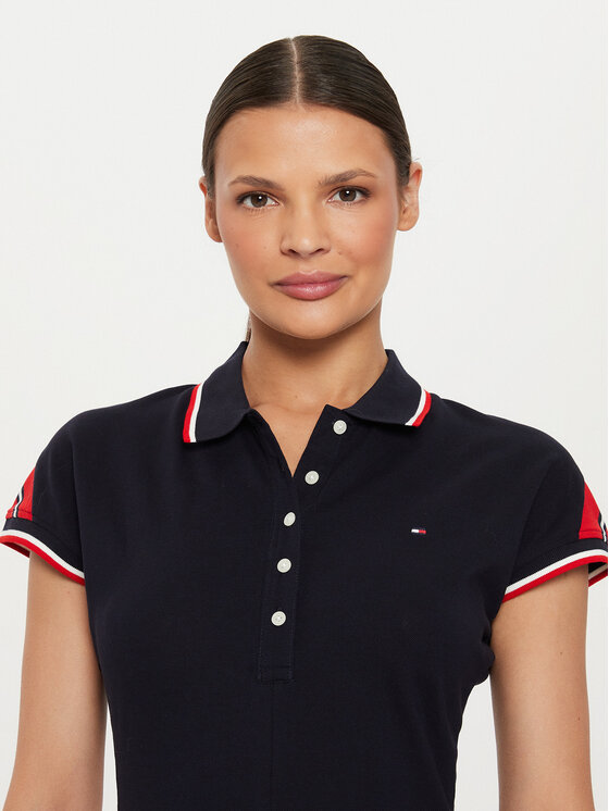 Tommy Hilfiger Tommy Hilfiger Igapäevane kleit WW0WW41269 Tumesinine Regular Fit