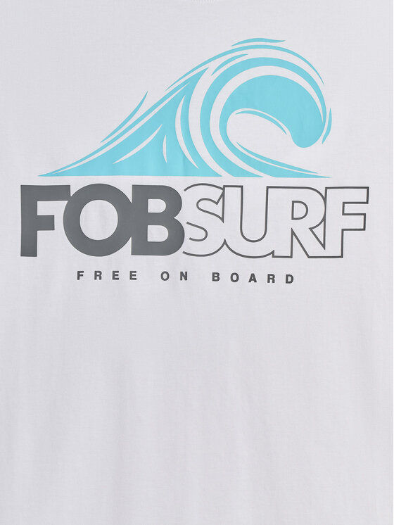 4F 4F T-Shirt FOB SUMMER Biały Regular Fit