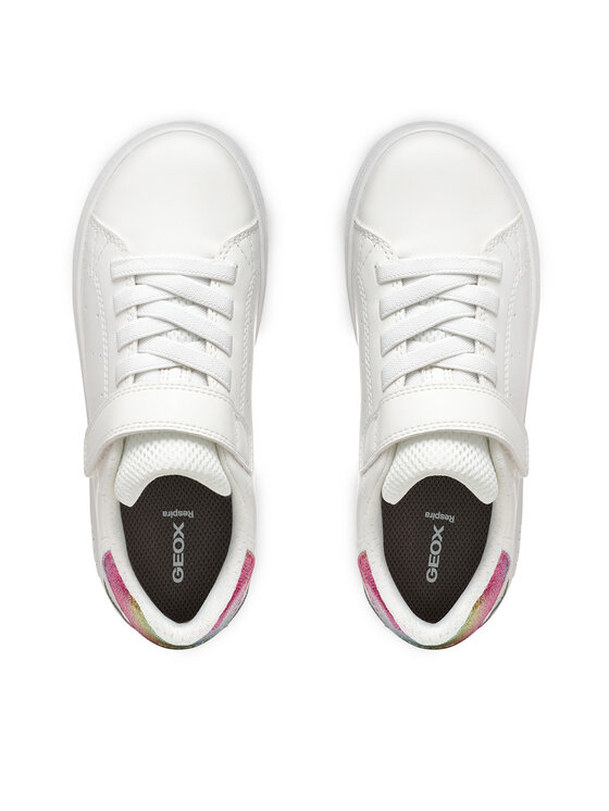 Geox Geox Sneakersy J Eclyper J36LRA 0BCQD C0653 S Biały