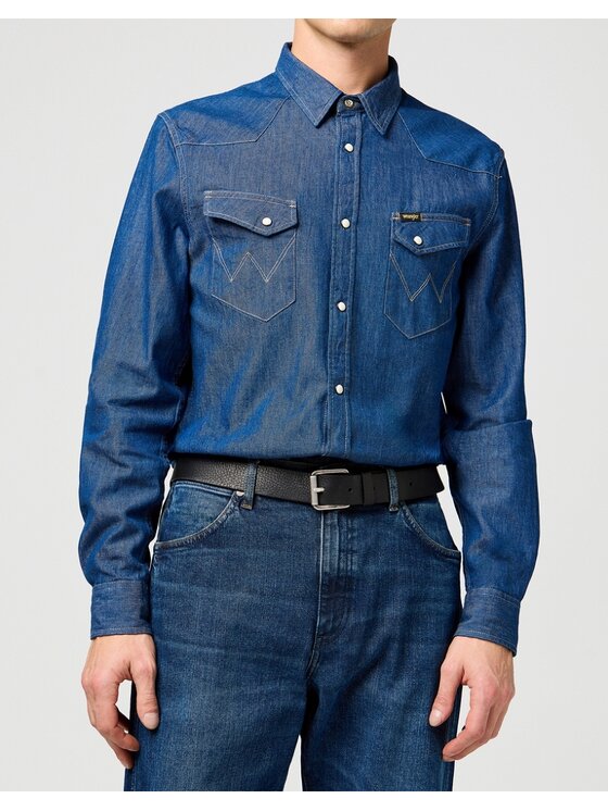 Wrangler Wrangler Cintura ROLLER BUCKLE BELT Nero