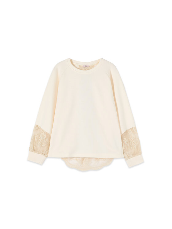 Oltre Oltre Felpa G811J005033N021 Bianco Regular Fit