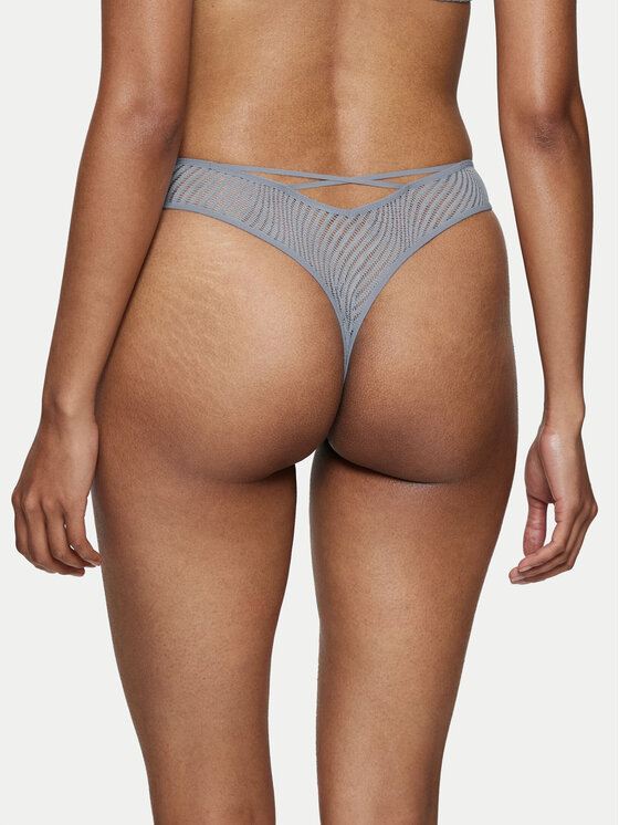 Triumph Triumph Kalhotky string Harmony Spotlight 10217381 Modrá