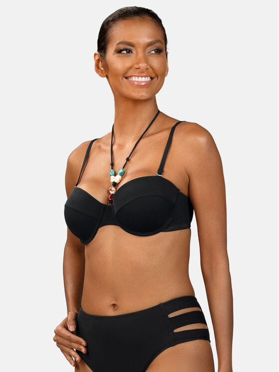 Feba Feba Bikini pezzo sopra FG227B Nero