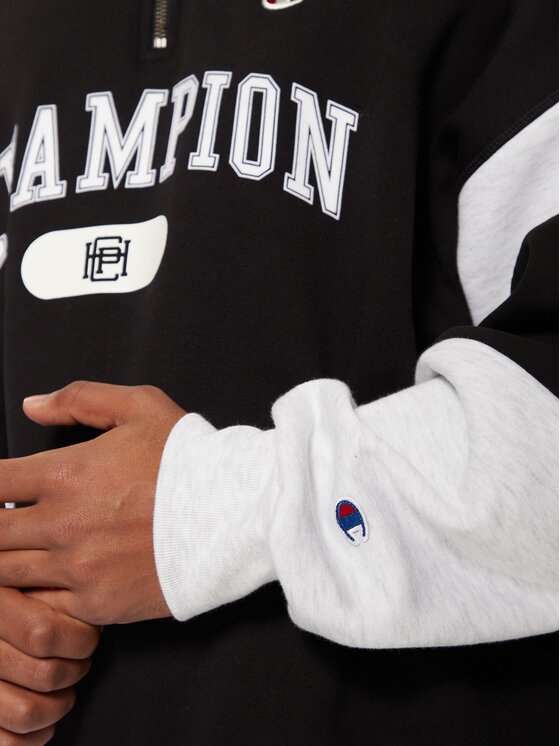 Champion Champion Majica dugih rukava 220435 Crna Regular Fit