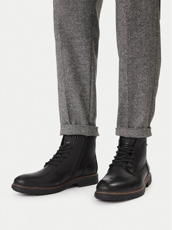 Rieker Rieker Schnürschuhe 33143-00 Schwarz