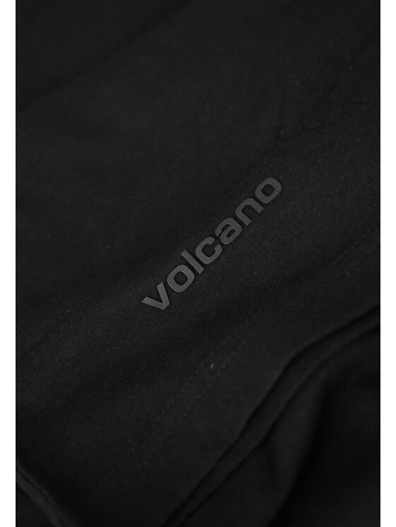 Volcano Volcano T-Shirt T-CARB Czarny Regular Fit