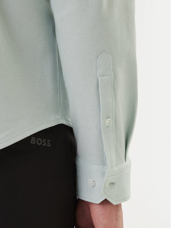 BOSS BOSS Srajca ST Motion 50555946 Turkizna Regular Fit