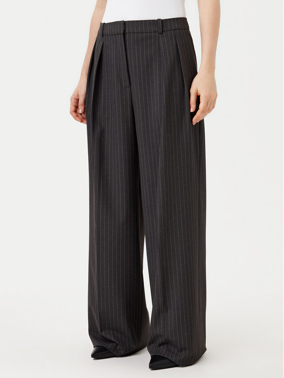 HUGO HUGO Pantaloni palazzo 50531003 Gri Regular Fit
