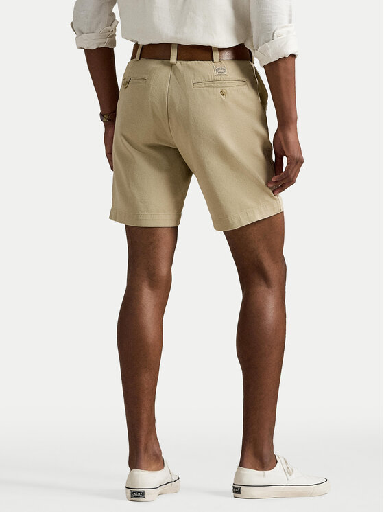 Polo Ralph Lauren Polo Ralph Lauren Šortky z materiálu 710974909002 Béžová Regular Fit