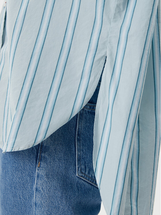 Napapijri Napapijri Hemd G-Nice NP0A4IFO Himmelblau Loose Fit