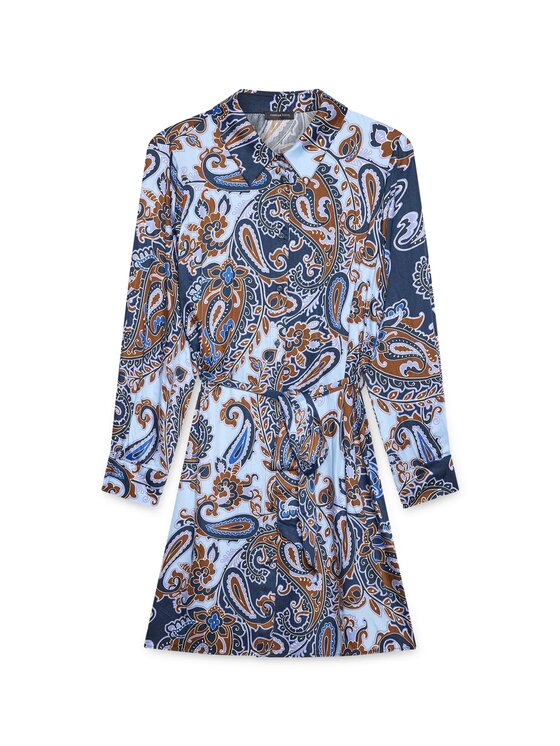 Fiorella Rubino Fiorella Rubino Vestito da giorno 7050T001725N0R4 Blu A-Line Fit