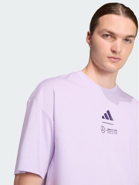 adidas adidas T-Shirt 147517 Fioletowy Loose Fit