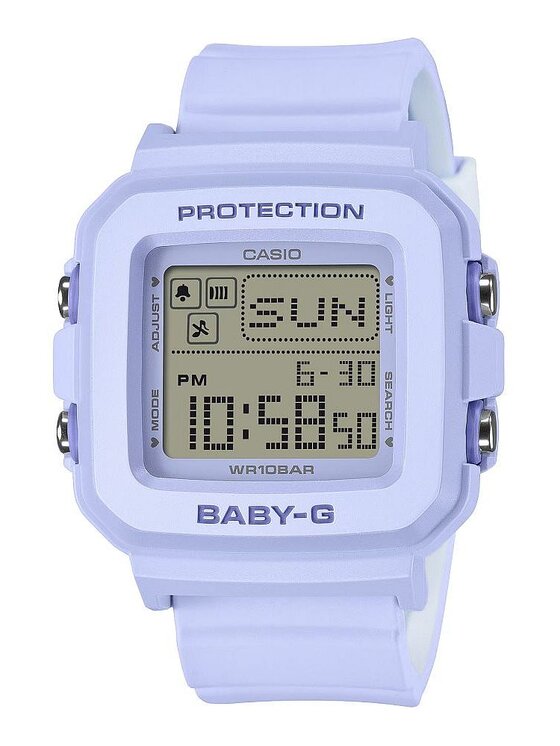Baby-G Baby-G Zegarek Casio-BGD-10KH-2BER Fioletowy