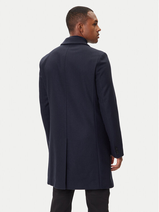 HUGO HUGO Vuneni kaput Migor2541 50546528 Tamnoplava Slim Fit