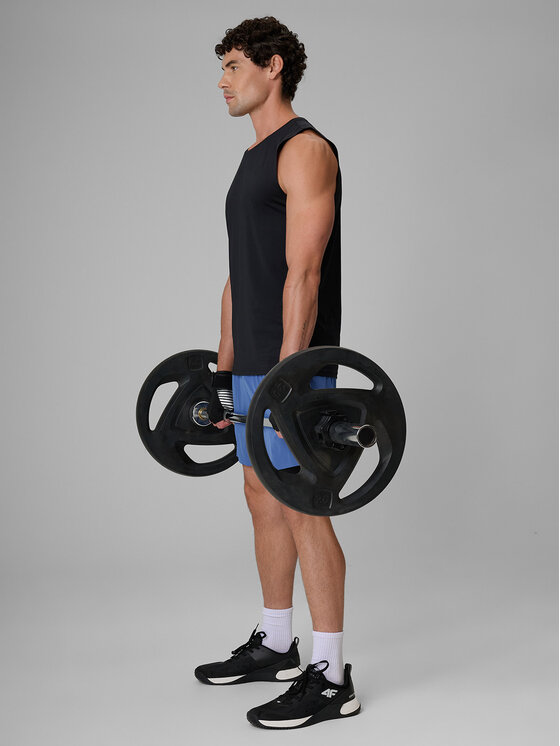 4F 4F Tank top active Czarny Regular Fit