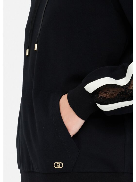 Liu Jo Liu Jo Felpa TF5144J452303N66 Nero Regular Fit