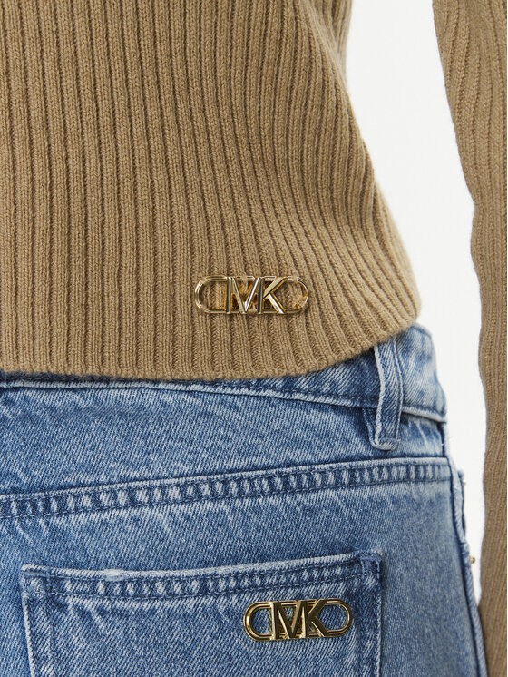 MICHAEL Michael Kors MICHAEL Michael Kors Pulover MF360P26V1 Rjava Regular Fit