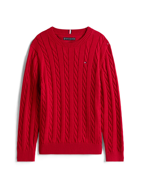 Tommy Hilfiger Tommy Hilfiger Megztinis KB0KB09753 Raudona Regular Fit