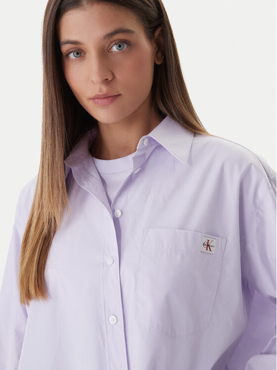 Calvin Klein Jeans Calvin Klein Jeans Риза LV047F147G Розов Relaxed Fit