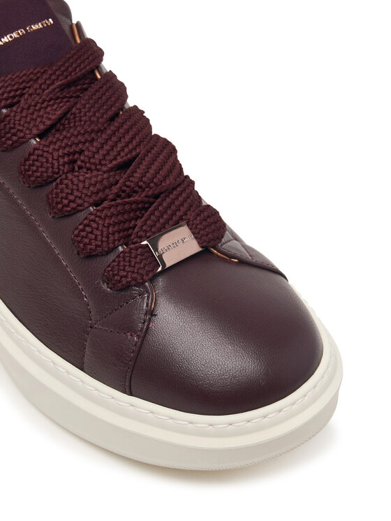 Alexander Smith Alexander Smith Sneakersy Wembley Rouched ASBEWAW-0183 Tmavo hnedá