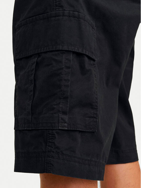 Jack & Jones Jack & Jones Bavlnené šortky Jpstcole 12253222 Čierna Loose Fit