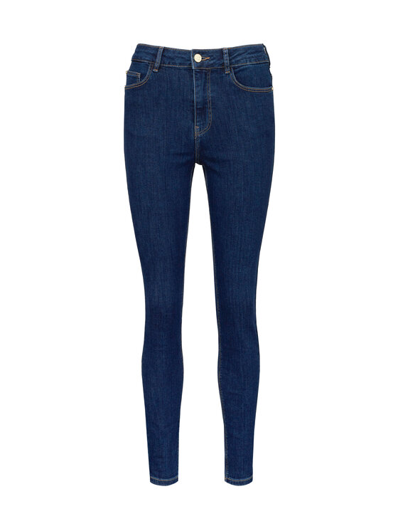 Orsay Orsay Jeansy 1000191548000__38 Granatowy Skinny Fit