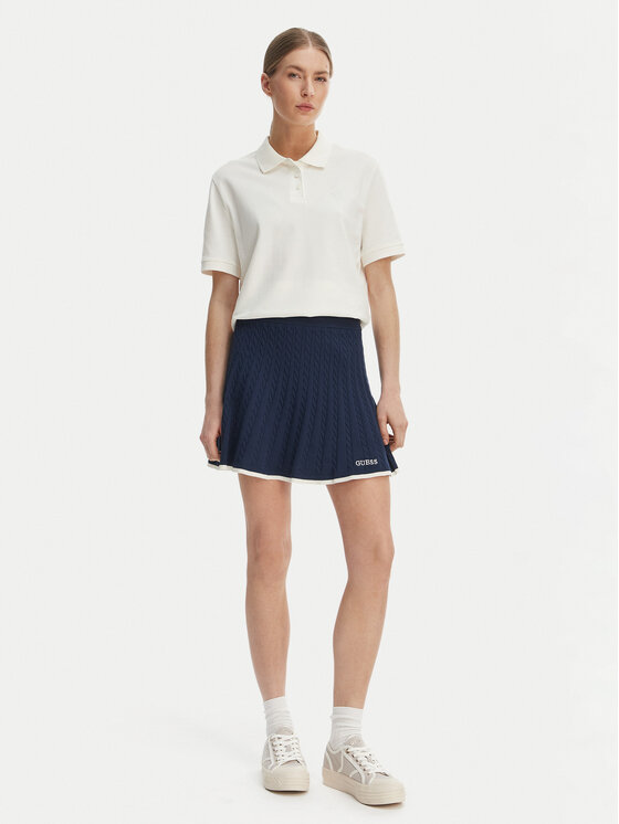Guess Guess Polo V6GP11 K3278 Biały Regular Fit